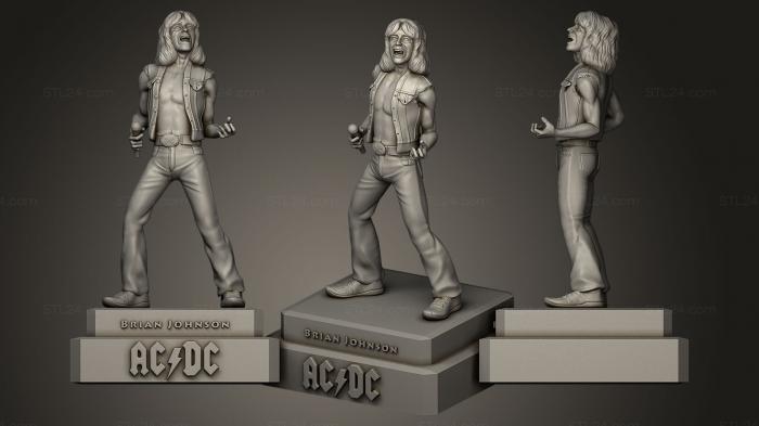 Statues of famous people (Bon Scott ACDC, STKC_0004) 3D models for cnc